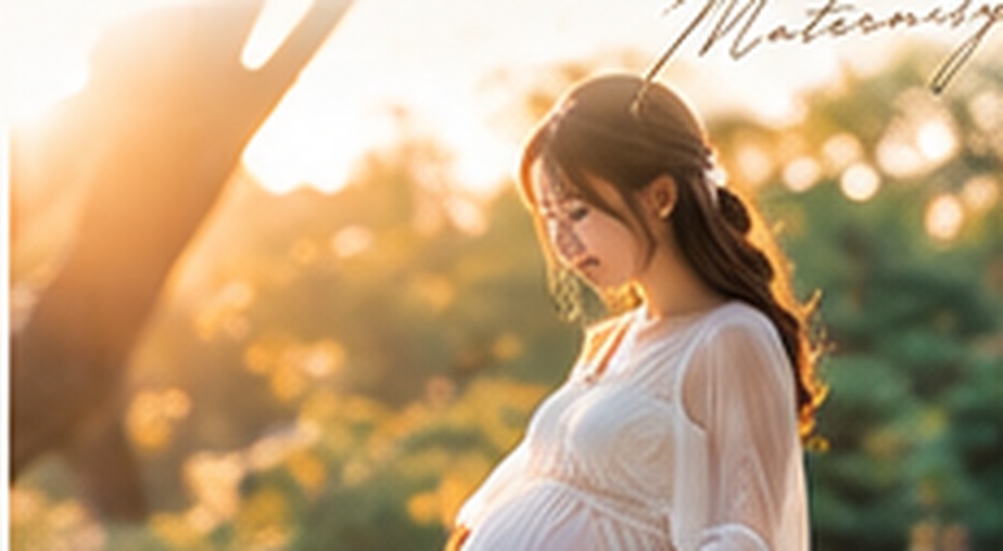 マタニティの仮写真