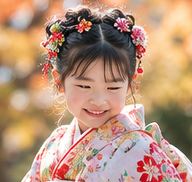七五三の仮写真